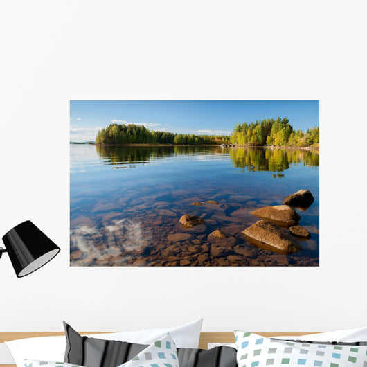 Herbststimmung in Finnland Wall Mural