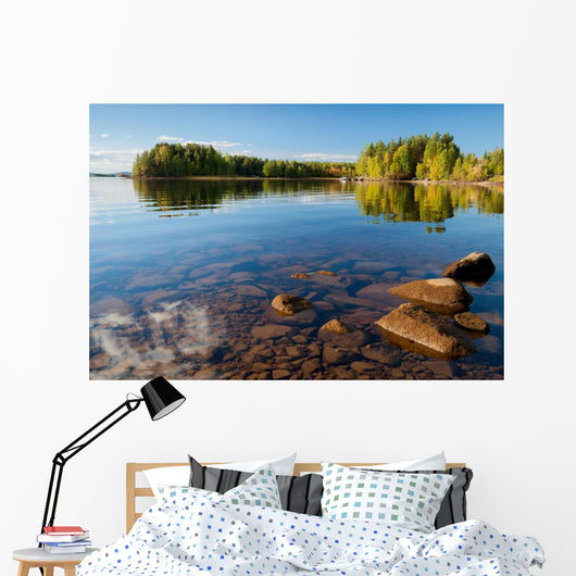 Herbststimmung in Finnland Wall Mural