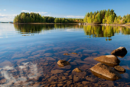 Herbststimmung in Finnland Wall Mural