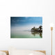 Kinneret, Galilee sea, Israel, Tiberias lake with palms Wall Mural