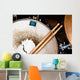 Music background.Drum close up image. Wall Mural