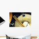 Music background. Drum close up image. Wall Mural