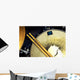 Music background. Drum close up image. Wall Mural