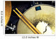 Music background. Drum close up image. Wall Mural