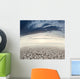 Desert landscape and sunset Wall Mural