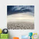 Desert landscape and sunset Wall Mural