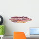 Entrepreneurship word cloud Wall Decal