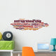 Entrepreneurship word cloud Wall Decal