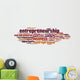 Entrepreneurship word cloud Wall Decal