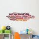 Entrepreneurship word cloud Wall Decal