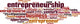 Entrepreneurship word cloud Wall Decal