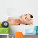 beautiful woman in spa salon having facial Wall Mural