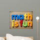 Math is fun concept Wall Mural