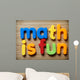 Math is fun concept Wall Mural