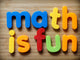 Math is fun concept Wall Mural