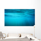 Underwater view with sun beams in turquoise water Wall Mural
