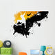 Skateboard Abstract City Background Wall Decal