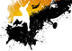 Skateboard Abstract City Background Wall Decal