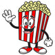 Movie Popcorn Waving Wall Decal