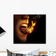 Tongue on fire Wall Mural