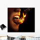 Tongue on fire Wall Mural
