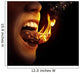 Tongue on fire Wall Mural