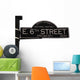 6th Street in Austin Texas Wall Decal