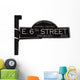 6th Street in Austin Texas Wall Decal