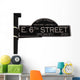 6th Street in Austin Texas Wall Decal