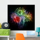 Silvester Feuerwerk Wall Mural