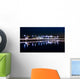 Pier reflecting in the Potomac River at night, in National Harbo Wall Mural