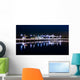 Pier reflecting in the Potomac River at night, in National Harbo Wall Mural