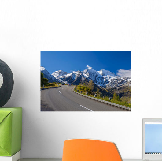High Alpine road in Austria Wall Mural