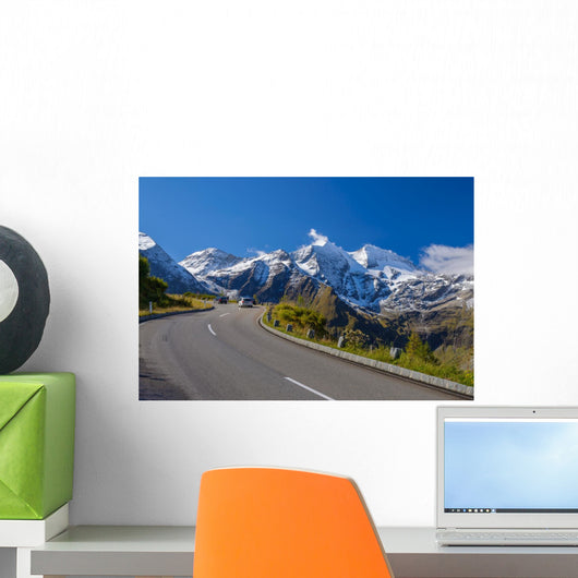 High Alpine road in Austria Wall Mural