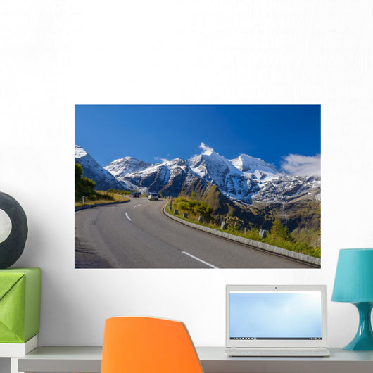 High Alpine road in Austria Wall Mural