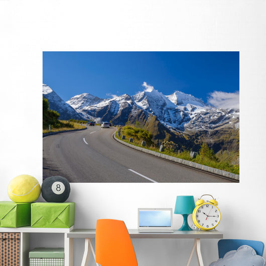 High Alpine road in Austria Wall Mural