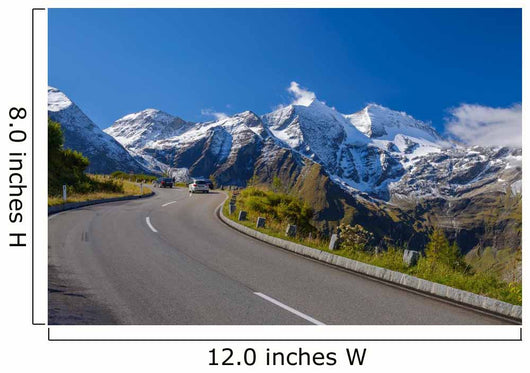 High Alpine road in Austria Wall Mural