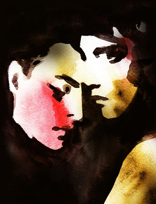 man and woman Wall Mural