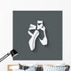 ballet dance studio symbol Wall Mural