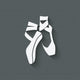 ballet dance studio symbol Wall Mural