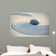 Stein und Linien im Sand Wall Mural