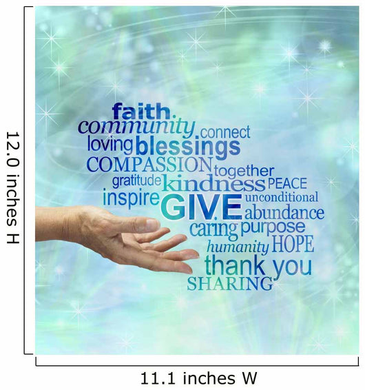 Please Give Generously Wall Mural