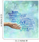 Please Give Generously Wall Mural