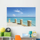 Classic Turquoise Caribbean View in Varadero Cuba Wall Mural