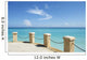 Classic Turquoise Caribbean View in Varadero Cuba Wall Mural