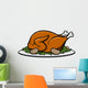 Roast Turkey Dinner Wall Decal