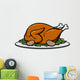 Roast Turkey Dinner Wall Decal