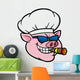 Smoking BBQ Pig Wall Decal