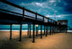 The fishing pier on the beach of Ocean City, Maryland. Wall Mural