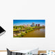 The skyline and James River in Richmond, Virginia. Wall Mural